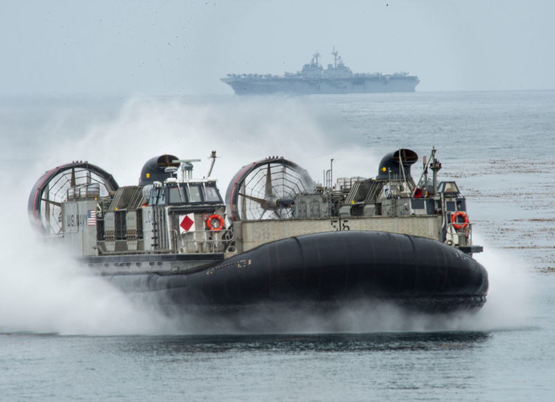 Illustration for article titled US Marines Turned A Ship Into A Truck, Watch It Be An Absolute Beast